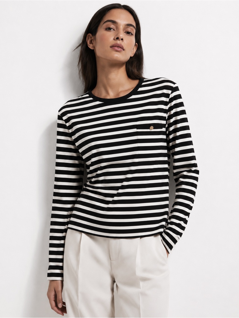 Brunette The Label Striped Top